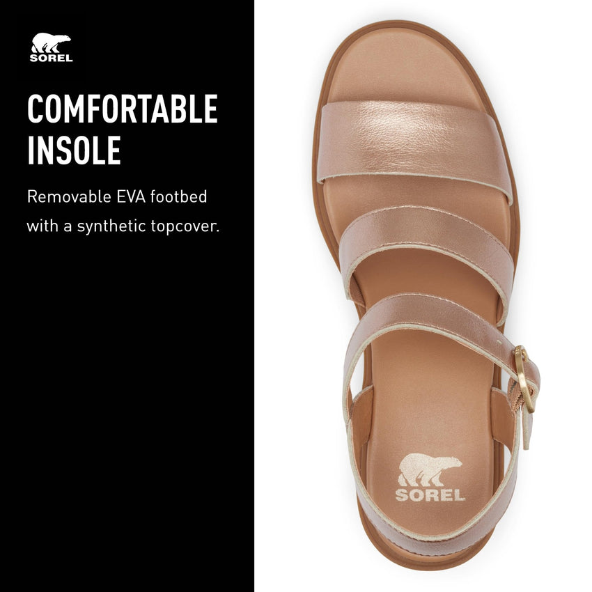 Sorel Women's Joanie Heel Ankle Strap Sandals - 7DAY'S