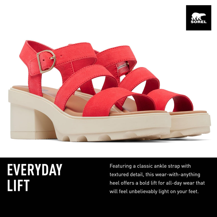 Sorel Women's Joanie Heel Ankle Strap Sandals - 7DAY'S