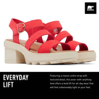 Sorel Women's Joanie Heel Ankle Strap Sandals - 7DAY'S