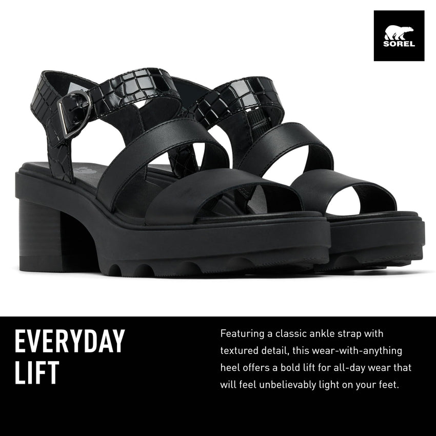 Sorel Women's Joanie Heel Ankle Strap Sandals - 7DAY'S