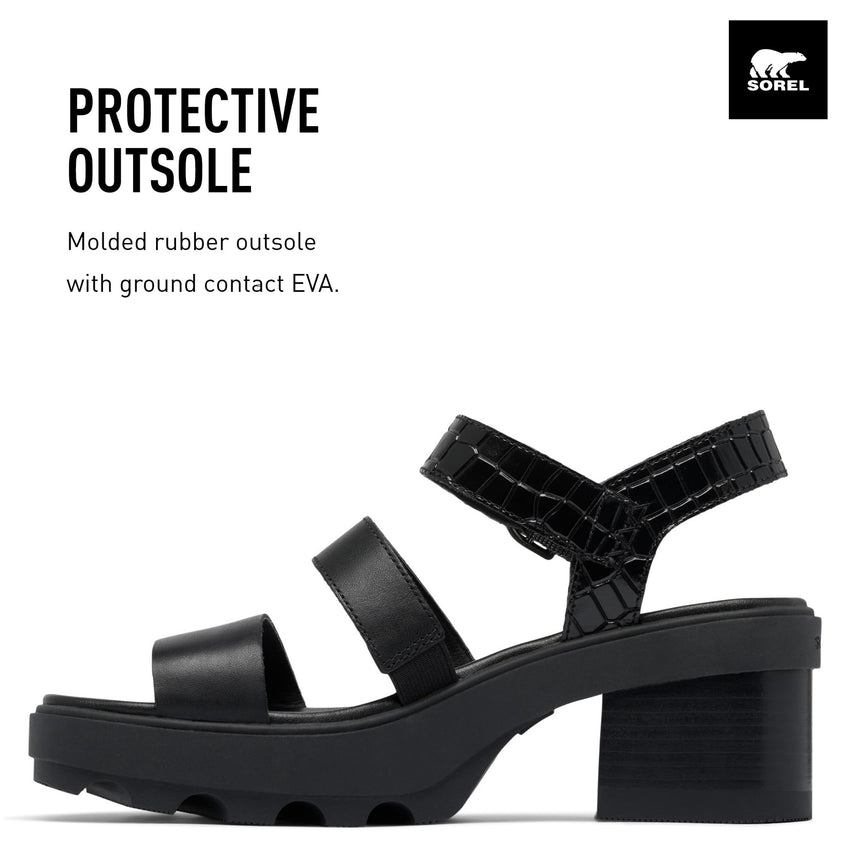 Sorel Women's Joanie Heel Ankle Strap Sandals - 7DAY'S