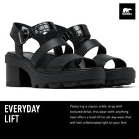 Sorel Women's Joanie Heel Ankle Strap Sandals - 7DAY'S