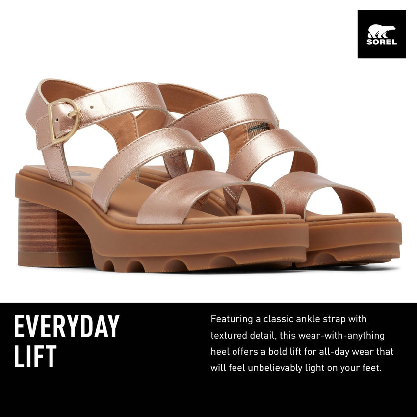 Sorel Women's Joanie Heel Ankle Strap Sandals - 7DAY'S