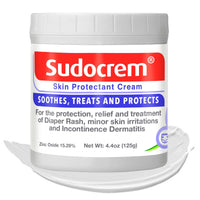 Sudocrem Diaper Rash Cream Soothes, Treats and Protects Baby's Skin, Triple Action Formula Helps Prevent Diaper Rash, 15.29% Zinc Oxide - 4.4oz (125g) - 7DAY'S
