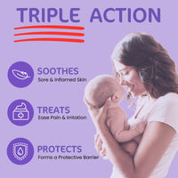 Sudocrem Diaper Rash Cream Soothes, Treats and Protects Baby's Skin, Triple Action Formula Helps Prevent Diaper Rash, 15.29% Zinc Oxide - 4.4oz (125g) - 7DAY'S