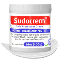 Sudocrem Diaper Rash Cream Soothes, Treats and Protects Baby's Skin, Triple Action Formula Helps Prevent Diaper Rash, 15.29% Zinc Oxide - 4.4oz (125g) - 7DAY'S