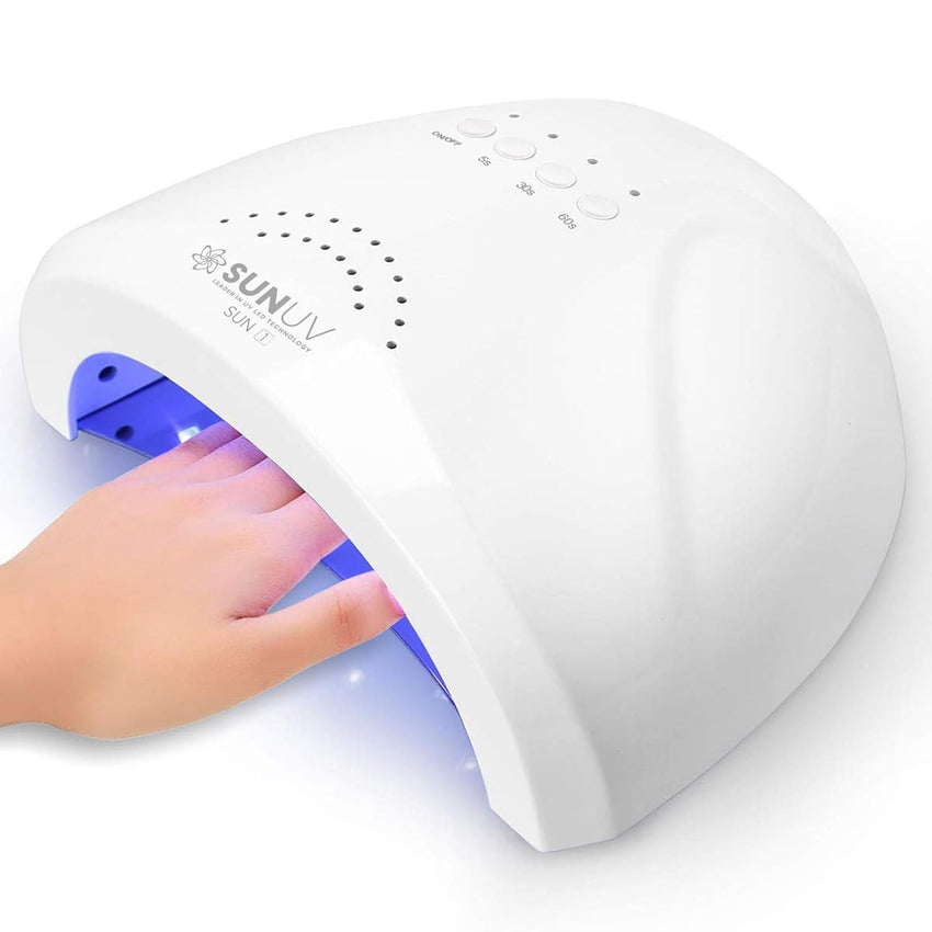 SUNUV UV LED Nail Lamp, Gel Light for Nail Polish UV Dryer with 3 Timers SUNone White - 7DAY'S