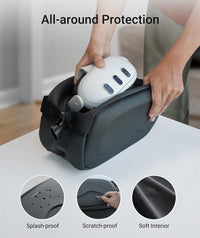 Syntech Carrying Case Compatible with Meta Quest 3S/Quest 3/Oculus Quest 2/Vision Pro, Portable Travel Case with Shoulder Strap for VR Gaming Headset Accessories and Controllers, Crossbody Storage Bag - 7DAY'S