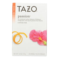 Tazo Tea Herbal Tea - Passion - Case Of 6 - 20 Bag - 7DAY'S