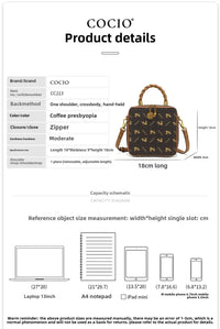 The new letters printed handheld perfume bag cross - border hot models in Europe and the United States temperament women's bags popular models new products - 7DAY'S