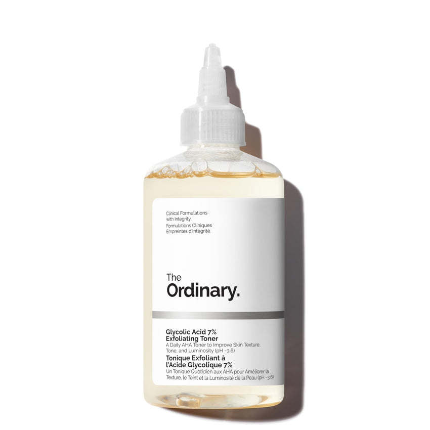 The Ordinary Glycolic Acid 7% Exfoliating Toner, Brightening and Smoothing Daily Toner for More Even - Looking Skin Tone - 7DAY'S