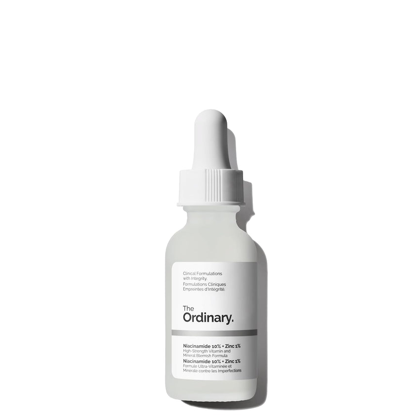 The Ordinary Niacinamide 10% + Zinc 1%, Smoothing Serum for Blemish - Prone Skin - 7DAY'S