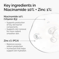 The Ordinary Niacinamide 10% + Zinc 1%, Smoothing Serum for Blemish - Prone Skin - 7DAY'S