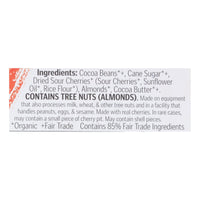 Theo Chocolate Organic Chocolate Bar - Classic - Dark Chocolate - 70 Percent Cacao - Cherry And Almond - 3 Oz Bars - Case Of 12 - 7DAY'S