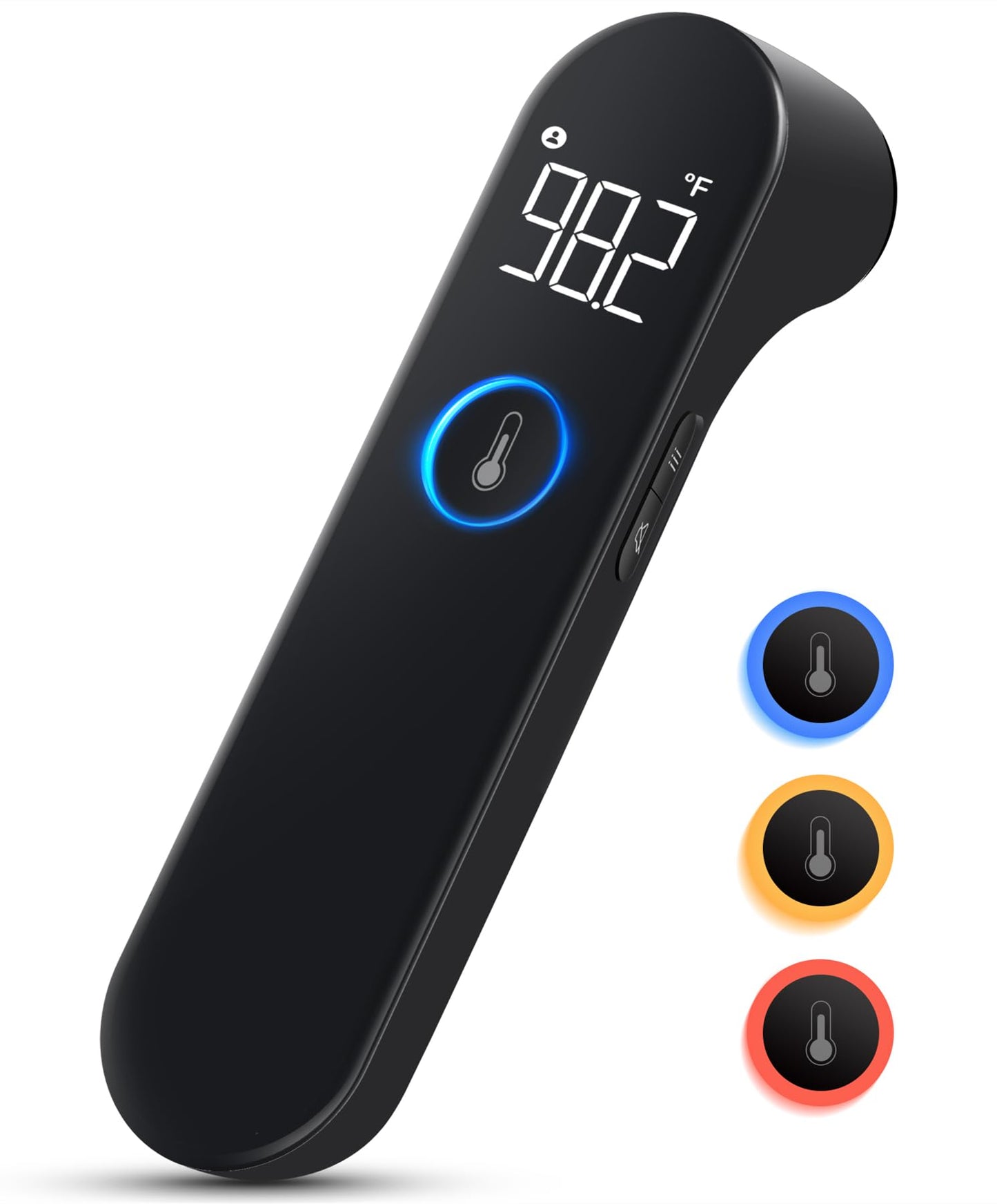 Thermometer for Adults and Kids, Fast Accurate Baby Thermometer, Fever Alarm & Mute Mode, Baby Essentials - Lifetime Support - 7DAY'S