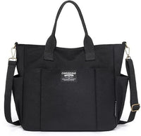 Tote Bag with Zipper Tote Bag for Women Canvas Crossbody Bag Shoulder Bag Satchel Hobo Bag Messenger Bag - 7DAY'S