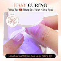 UNA GELLA Gel Nail Glue, Solid Nails Gl ue Gel 40ml Lamp Curing Needed Soak Off G LUE Strong Nail G LUE G el for Acrylic Fake Nails Tips Extension Press On Nails for Gelly Tips - 7DAY'S