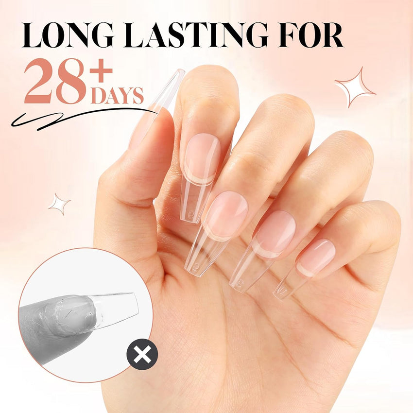 UNA GELLA Gel Nail Glue, Solid Nails Gl ue Gel 40ml Lamp Curing Needed Soak Off G LUE Strong Nail G LUE G el for Acrylic Fake Nails Tips Extension Press On Nails for Gelly Tips - 7DAY'S