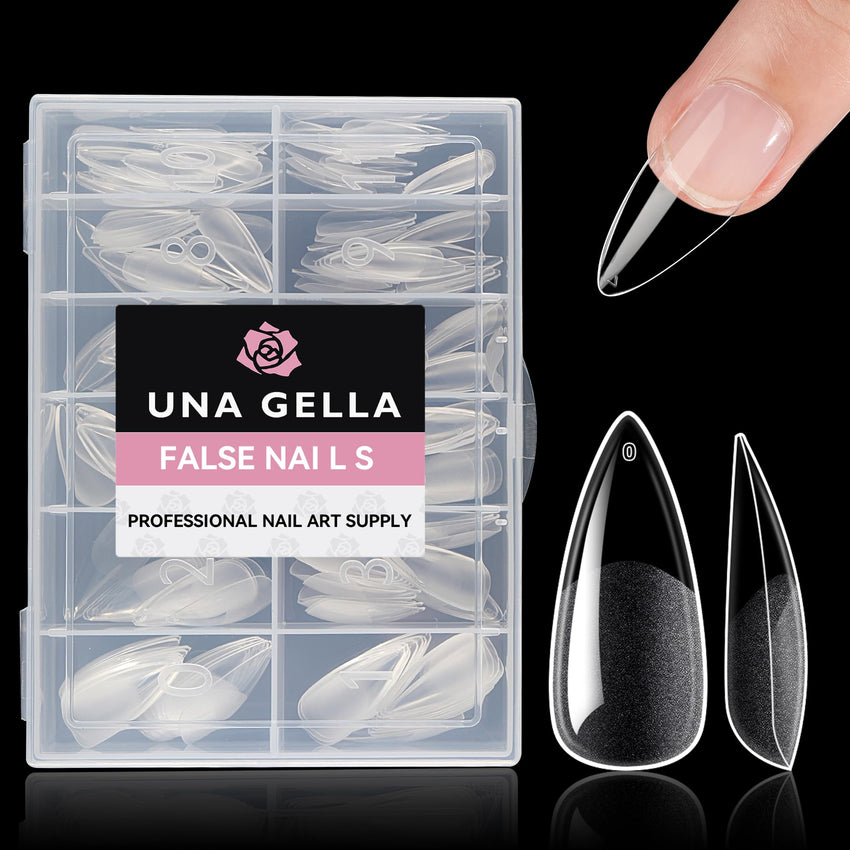 UNA GELLA Solid Nail Glue Gel 15ml Lamp Curing Needed Solid Soak Off U V/LED Lamp Required Super Strong Glue for Fake Acrylic Soft Gel Nail Tips Press On Nails Art Extension - 7DAY'S