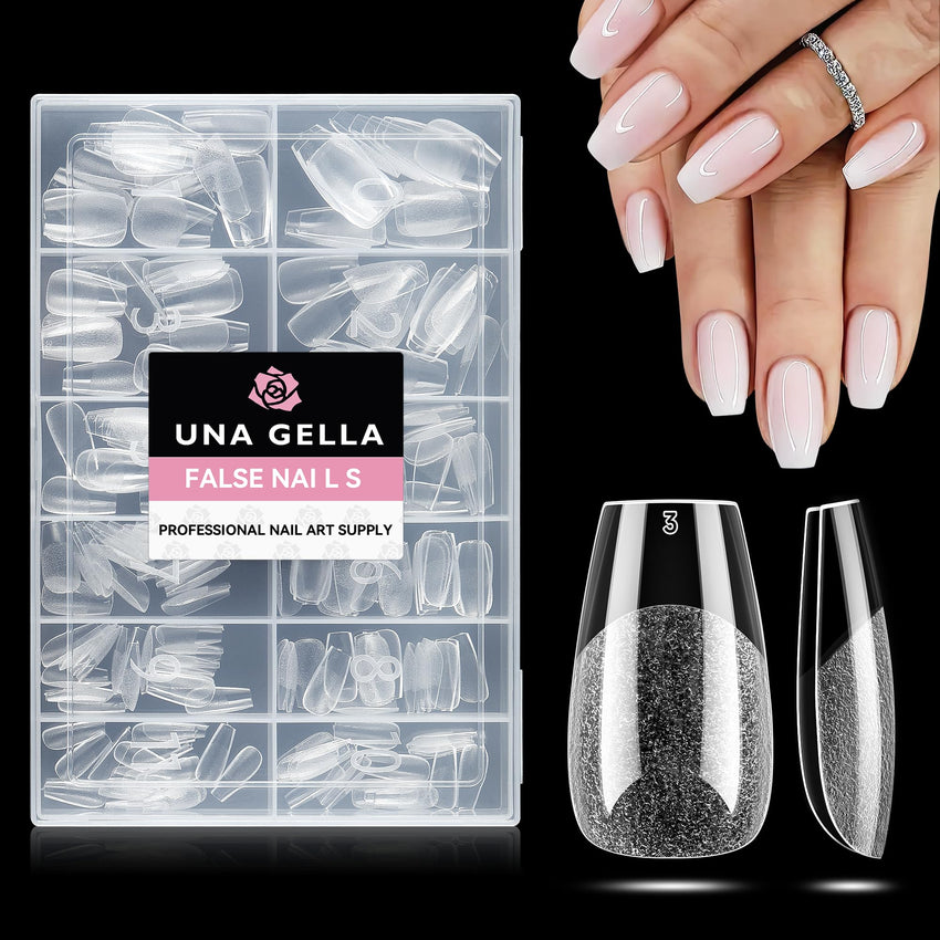 UNA GELLA Solid Nail Glue Gel 15ml Lamp Curing Needed Solid Soak Off U V/LED Lamp Required Super Strong Glue for Fake Acrylic Soft Gel Nail Tips Press On Nails Art Extension - 7DAY'S