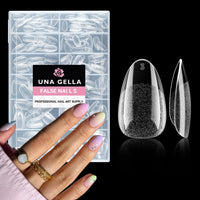 UNA GELLA Solid Nail Glue Gel 15ml Lamp Curing Needed Solid Soak Off U V/LED Lamp Required Super Strong Glue for Fake Acrylic Soft Gel Nail Tips Press On Nails Art Extension - 7DAY'S