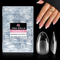 UNA GELLA Solid Nail Glue Gel 15ml Lamp Curing Needed Solid Soak Off U V/LED Lamp Required Super Strong Glue for Fake Acrylic Soft Gel Nail Tips Press On Nails Art Extension - 7DAY'S