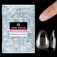 UNA GELLA Solid Nail Glue Gel 15ml Lamp Curing Needed Solid Soak Off U V/LED Lamp Required Super Strong Glue for Fake Acrylic Soft Gel Nail Tips Press On Nails Art Extension - 7DAY'S