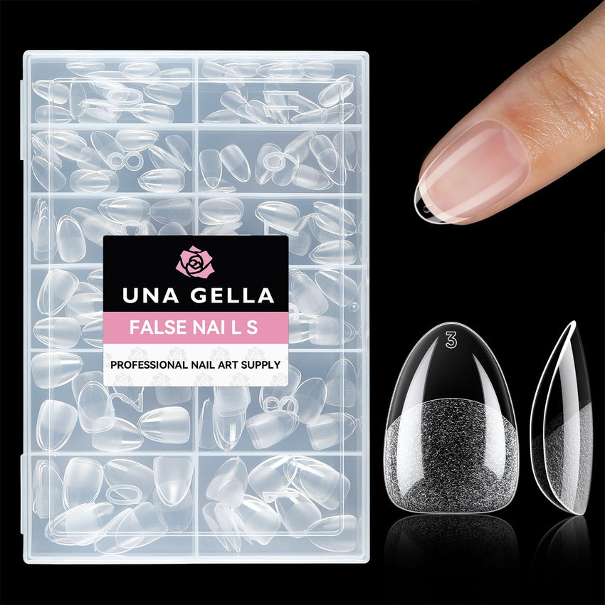 UNA GELLA Solid Nail Glue Gel 15ml Lamp Curing Needed Solid Soak Off U V/LED Lamp Required Super Strong Glue for Fake Acrylic Soft Gel Nail Tips Press On Nails Art Extension - 7DAY'S