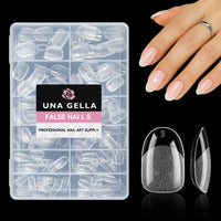 UNA GELLA Solid Nail Glue Gel 15ml Lamp Curing Needed Solid Soak Off U V/LED Lamp Required Super Strong Glue for Fake Acrylic Soft Gel Nail Tips Press On Nails Art Extension - 7DAY'S