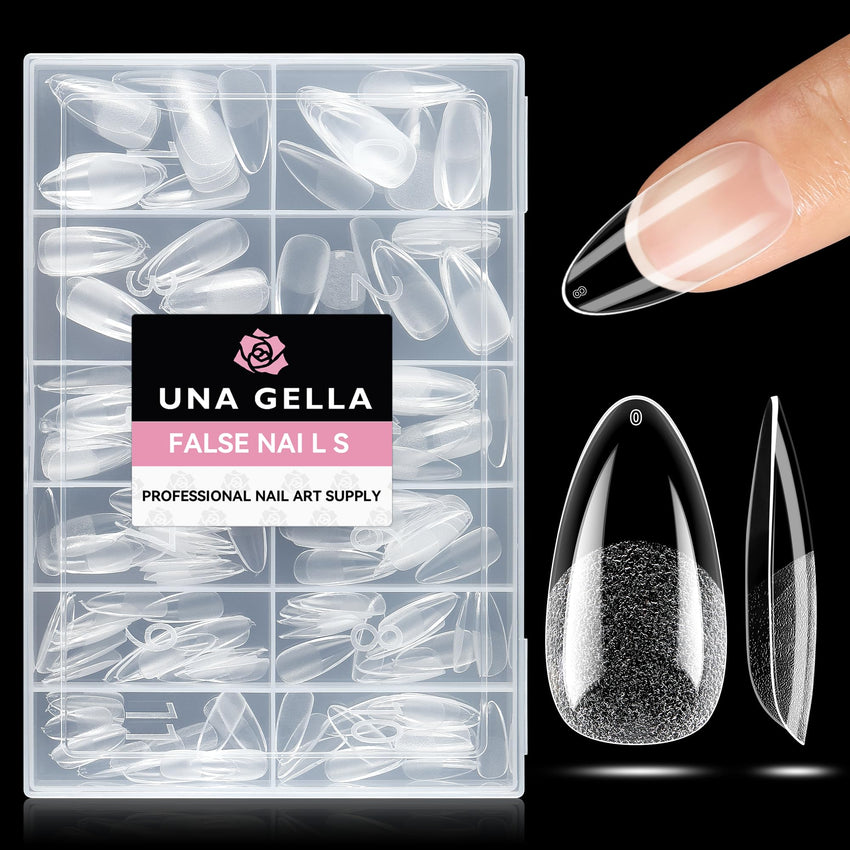 UNA GELLA Solid Nail Glue Gel 15ml Lamp Curing Needed Solid Soak Off U V/LED Lamp Required Super Strong Glue for Fake Acrylic Soft Gel Nail Tips Press On Nails Art Extension - 7DAY'S