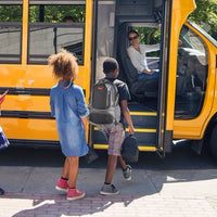 Unisex School Backpack Casual Travel Shoulder Bag W/ Adjustable Straps Dual - Water Bottle Pouch - 7DAY'S