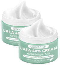 Urea Cream 40 Percent For Feet Plus 2% Salicylic Acid 5.29 oz || Foot Cream and Hand Cream Maximum Strength with Hyaluronic Acid,Tea Tree,and Aloe Vera For Deep Moisturizes,Callus Remover - 7DAY'S