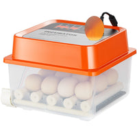 VEVOR Egg Incubator, Incubators for Hatching Eggs, Automatic Egg Turner with with Temperature and Humidity Control, 12 Eggs Poultry Hatcher with ABS Transparent Shell for Chicken, Duck, Quail - 7DAY'S