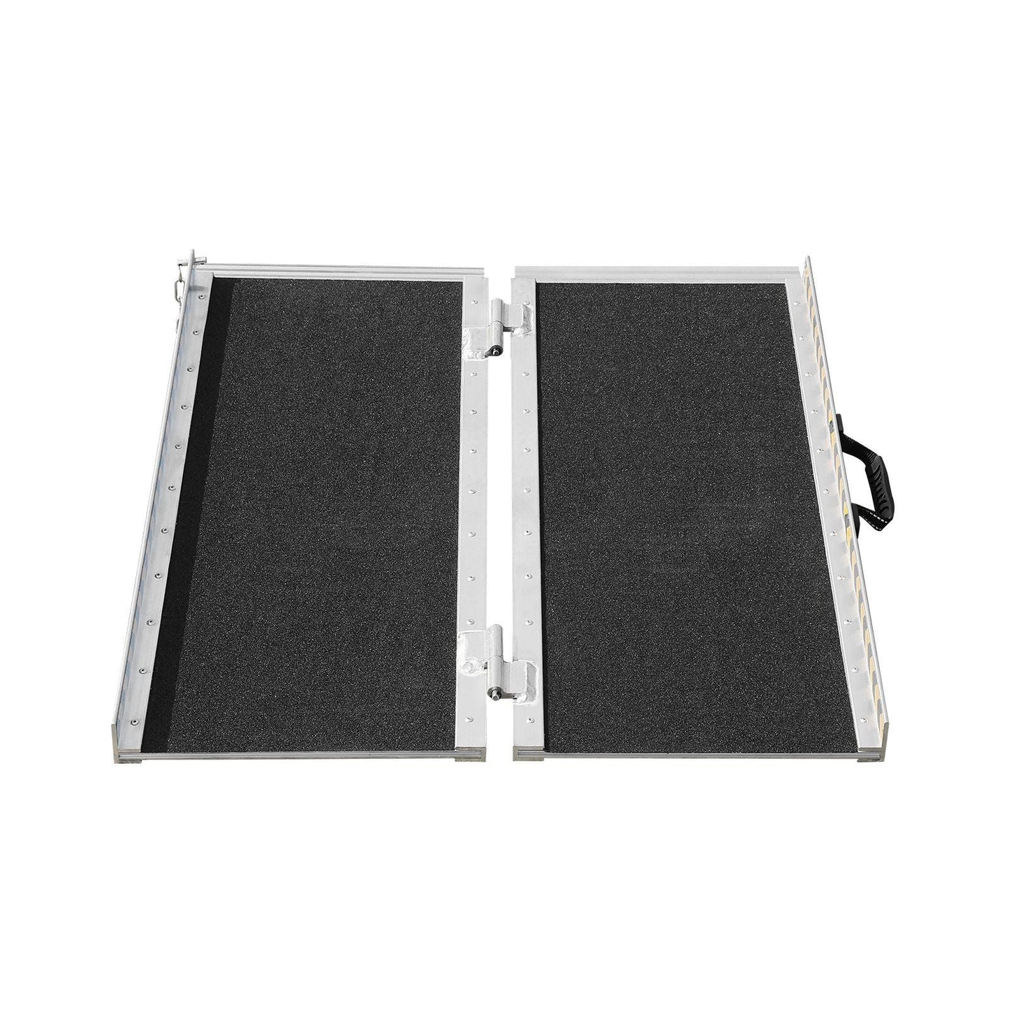 VEVOR Portable Wheelchair Ramp, 3 ft 800 lbs Capacity, Non - Slip Aluminum Folding Threshold Ramp, Foldable Mobility Scooter Ramp Wheel Chair Ramp, Handicap Ramp for Home Steps, Stairs, Doorways, Curbs - 7DAY'S