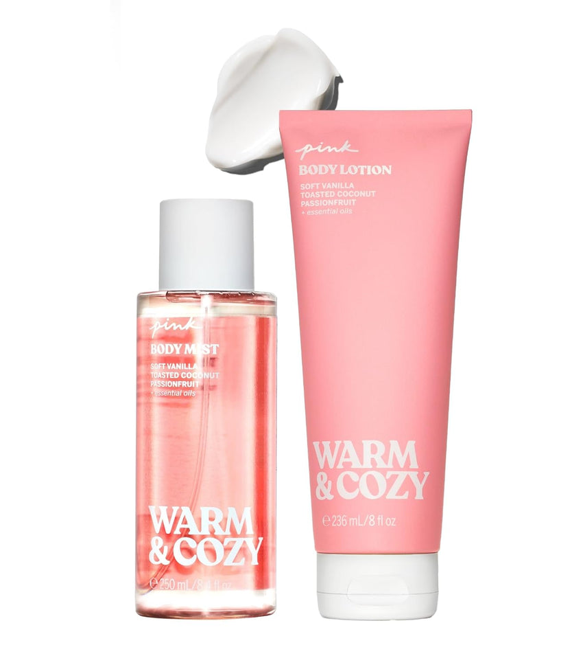 Victoria's Secret Pink Warm & Cozy Mist & Lotion Set - 7DAY'S