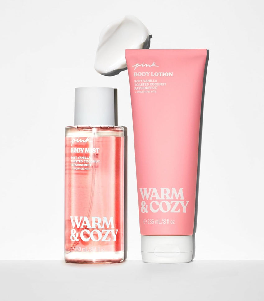 Victoria's Secret Pink Warm & Cozy Mist & Lotion Set - 7DAY'S