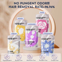 Waxing kit 23 items, WUWUVISTA Hair Removal Hard Wax Kit with Wax Warmer&Wax Beads for Full Body/Face/Underarm/Bikini/Sensitive Skin for Women&Men - 7DAY'S