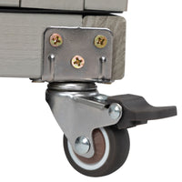 Weatherproof Rabbit House, Indoor/Outdoor Wooden Rabbit Hutch, 2 Story Bunny Cage, Pet House, Wooden Chicken Coop with Wheels, Pull Out Tray for Rabbits and Guinea Pigs, Grey - 7DAY'S