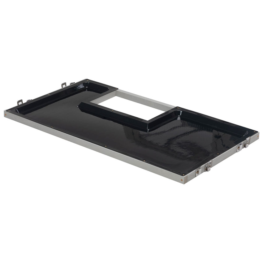 Weatherproof Rabbit House, Indoor/Outdoor Wooden Rabbit Hutch, 2 Story Bunny Cage, Pet House, Wooden Chicken Coop with Wheels, Pull Out Tray for Rabbits and Guinea Pigs, Grey - 7DAY'S