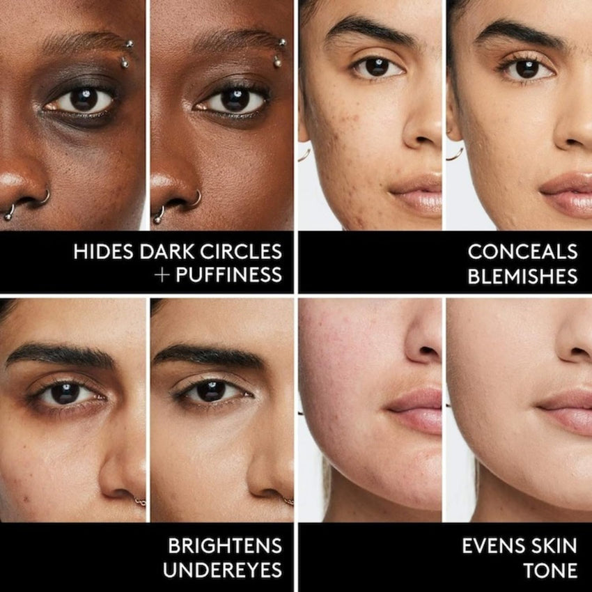 Were Even Hydrating Longwear Concealer - 225N Light Medium With Neutral Undertones by Fenty Beauty for Women - 0.3 oz Concealer - 7DAY'S