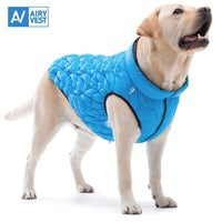 Winter Dog Coat XL Size Blue Lightweight Reversible Warm Dog Jacket Water Resistant Windproof Jacket Dog Coats for Large Dogs - 7DAY'S