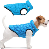 Winter Dog Coat XL Size Blue Lightweight Reversible Warm Dog Jacket Water Resistant Windproof Jacket Dog Coats for Large Dogs - 7DAY'S