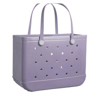 Women's Beach Bag, Waterproof Beach Rubber Tote Bag, Washable and Open Handbag Rubber Beach Handbag (10.62*8.26*4.33in) Size large - 7DAY'S