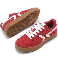 Women's Retro Fashion Sneakers - Gum Sole Suede Casual Walking Footwear Skate Shoes Non Slip Trainers - 7DAY'S