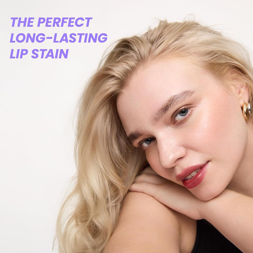 Wonderskin Wonder Blading All Day Lip Stain Peel Off Masque - Long Lasting, Waterproof and Transfer Proof Nude Lip Tint, Matte Finish Peel Off Lip Stain (Whimsical Masque) - 7DAY'S