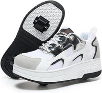 Ylllu Kids LED Roller Skate Shoes with Single Wheel Light up Roller Shoes Gift for Girls Boys Children - 7DAY'S