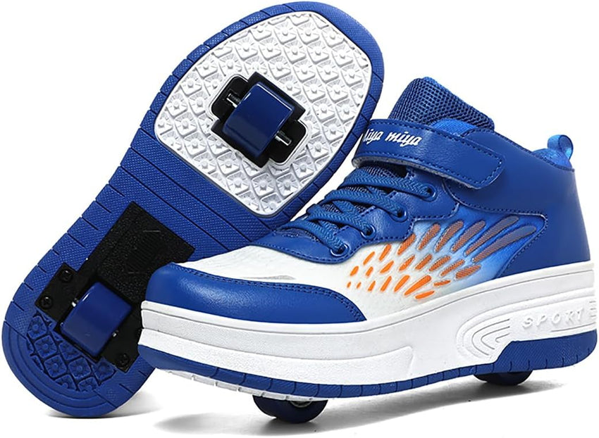 Ylllu Kids LED Roller Skate Shoes with Single Wheel Light up Roller Shoes Gift for Girls Boys Children - 7DAY'S