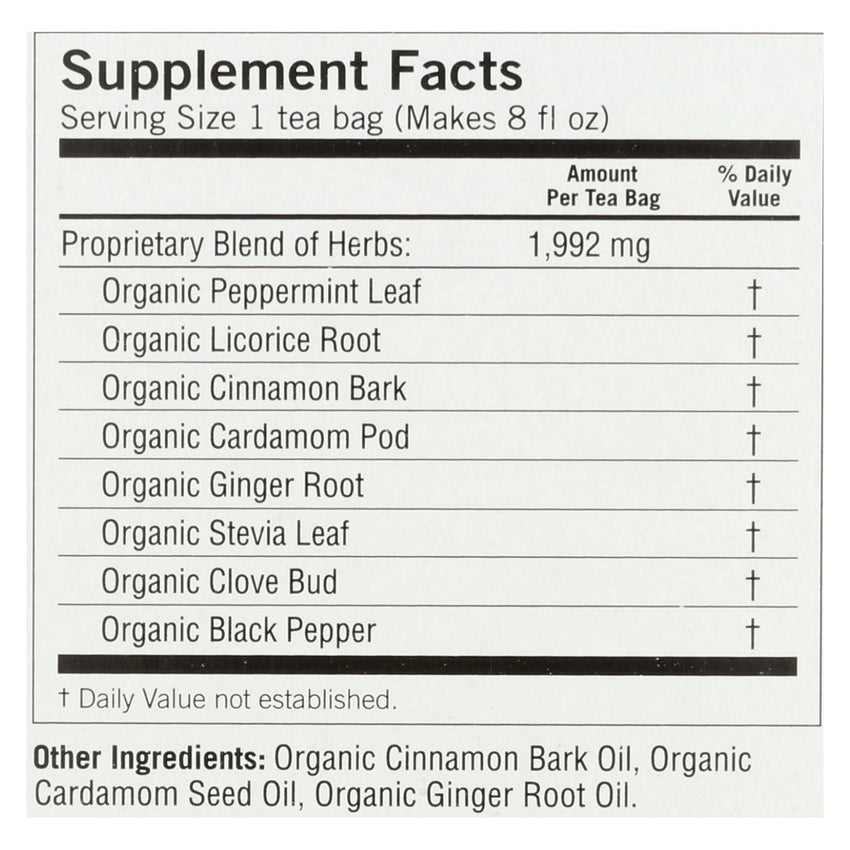 Yogi Egyptian Licorice - Mint - Case Of 6 - 16 Bags - 7DAY'S