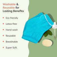 ZenToes Moisturizing Socks for Cracked Heel Treatment - Vitamin E, Olive Oil and Jojoba Oil Infused Heel Socks to Soften and Hydrate (Fuzzy Blue, Regular) - 7DAY'S