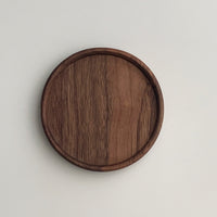 Unpainted Japanese Walnut Insulated Wooden Coaster